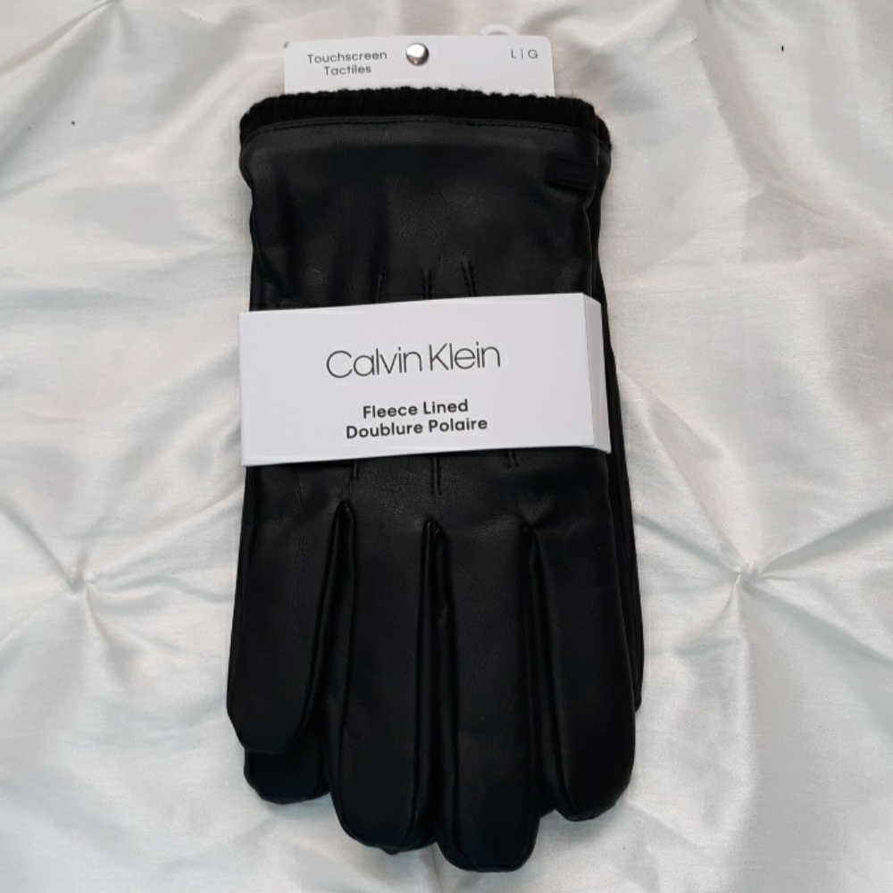 Calvin Klein Large Fleece Lined Touchscreen Gloves